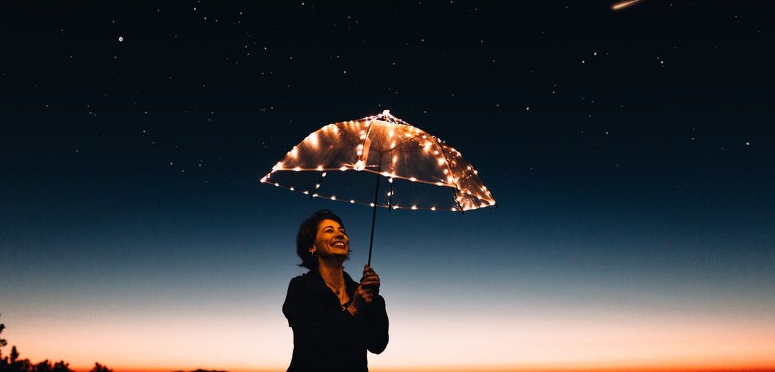 Happiness is being at peace in the moment